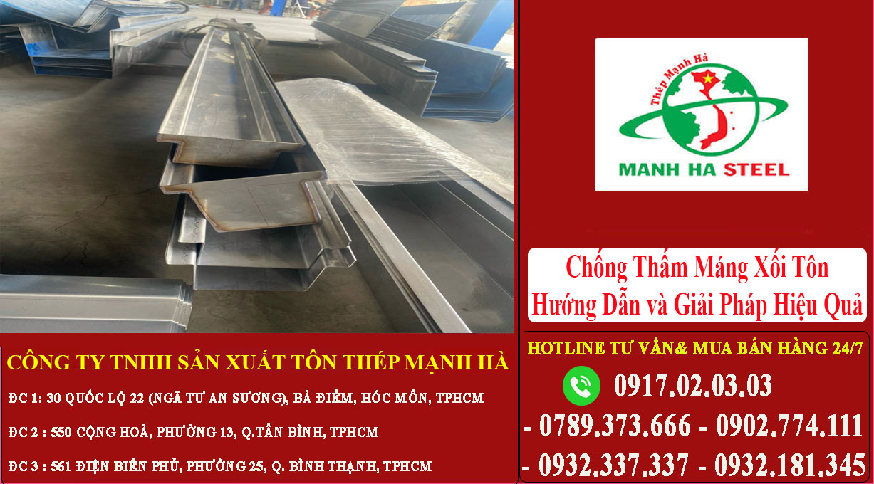 Chống Thấm Máng Xối Tôn: Hướng Dẫn và Giải Pháp Hiệu Quả