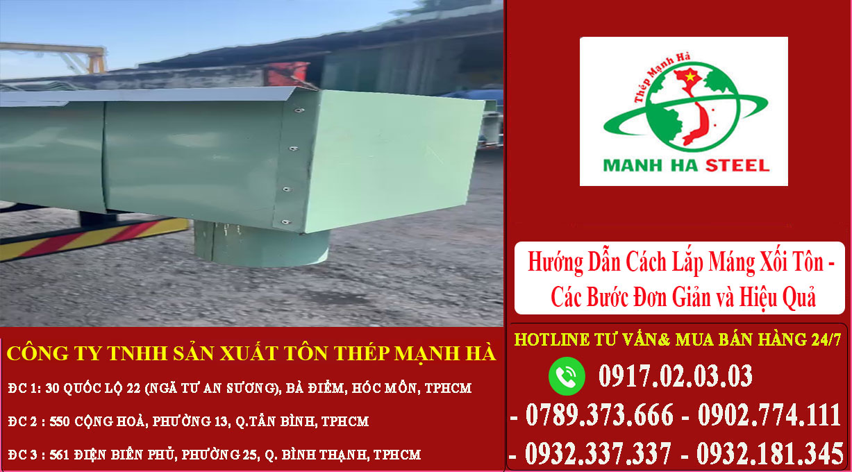 Hướng Dẫn Cách Lắp Máng Xối Tôn - Các Bước Đơn Giản và Hiệu Quả