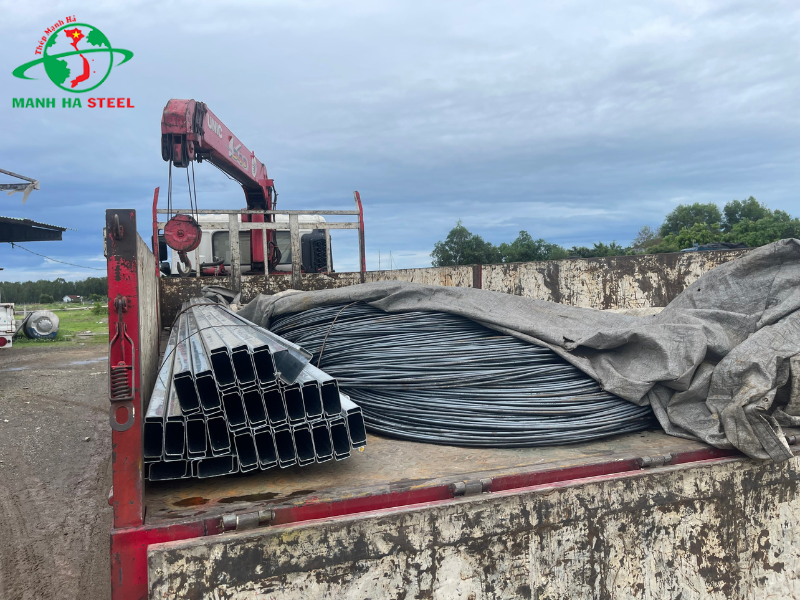 Tôn Thép Mạnh Hà bàn giao thành công 06 tấn sắt thép xây dựng về cho công trình nhà ở tại Bà Rịa Vũng Tàu - Ảnh 3