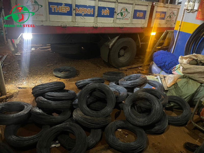 Tôn Thép Mạnh Hà giao 02 tấn thép buộc về dự án Sân bay Long Thành - Ảnh 4