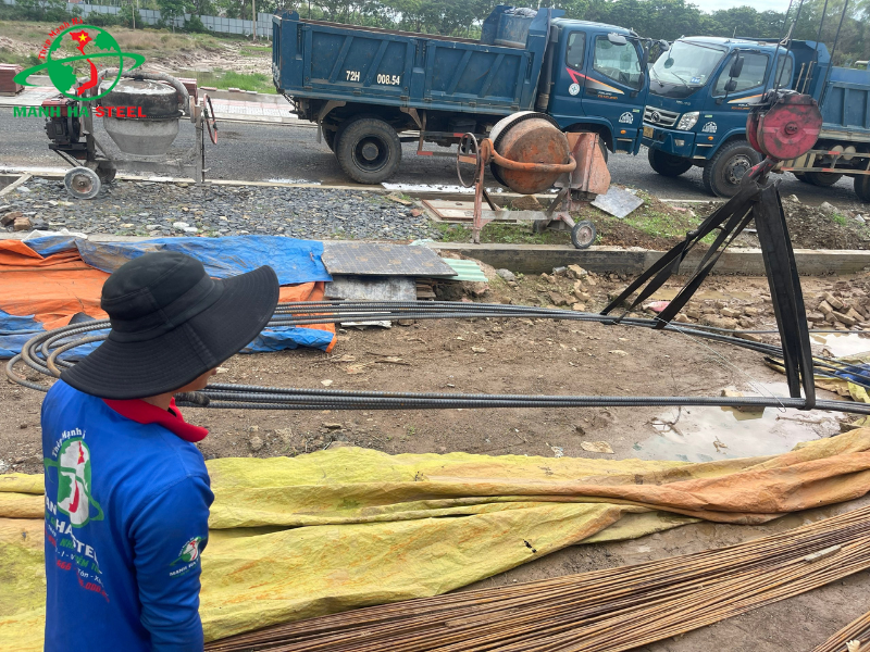 Tôn Thép Mạnh Hà bàn giao thành công 06 tấn sắt thép xây dựng về cho công trình nhà ở tại Bà Rịa Vũng Tàu - Ảnh 5